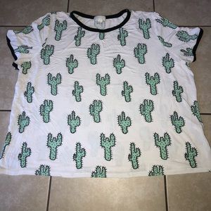 Ringer Forever 21 cactus crop top